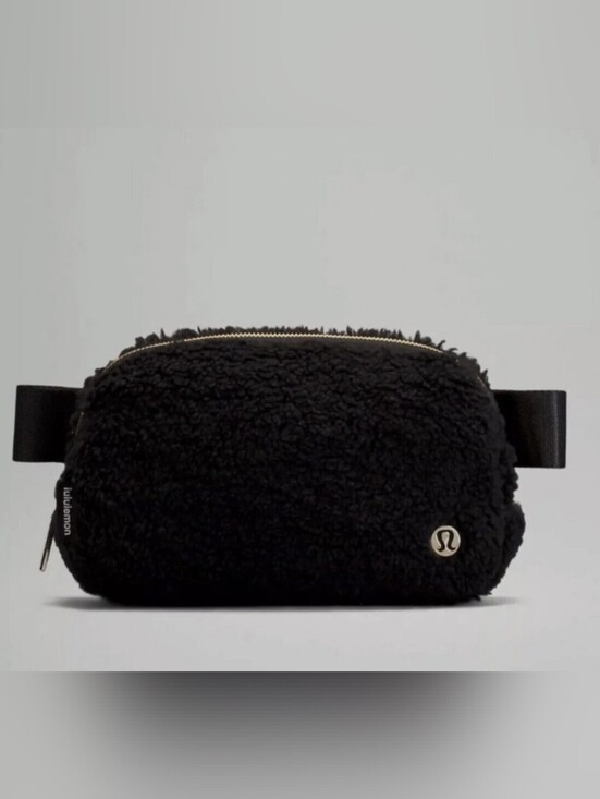 lululemon athletica Handbags - lululemon athletica Black Sherpa Belt Bag